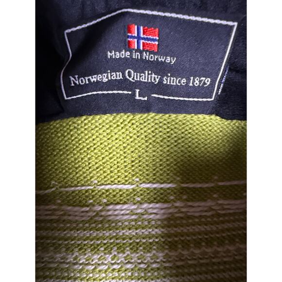 Dale of Norway Valle Sweater Cardigan Womens Large Full Zip 100% New Wool Green - Picture 8 of 14